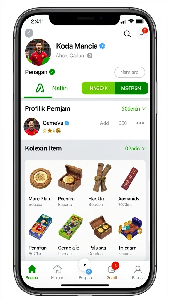 Beragam pilihan permainan menarik dalam aplikasi vv62 App APK Terbaru.
